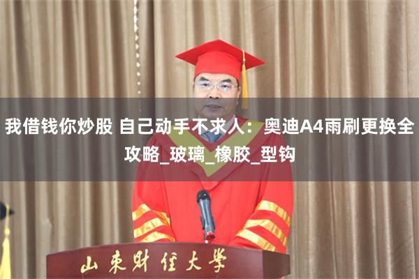 我借钱你炒股 自己动手不求人：奥迪A4雨刷更换全攻略_玻璃_橡胶_型钩