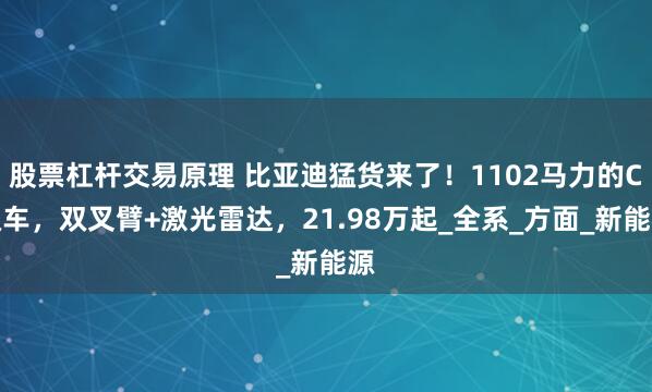 股票杠杆交易原理 比亚迪猛货来了！1102马力的C级车，双叉臂+激光雷达，21.98万起_全系_方面_新能源